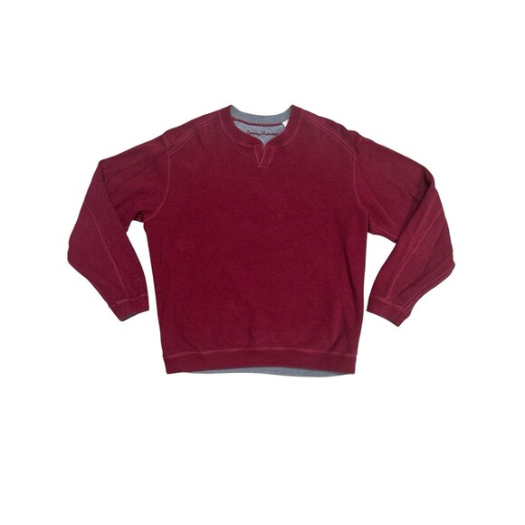 Tommy Bahama Men’s Burgundy Maroon Pull Over Sweater Casual Size Large - Picture 1 of 5